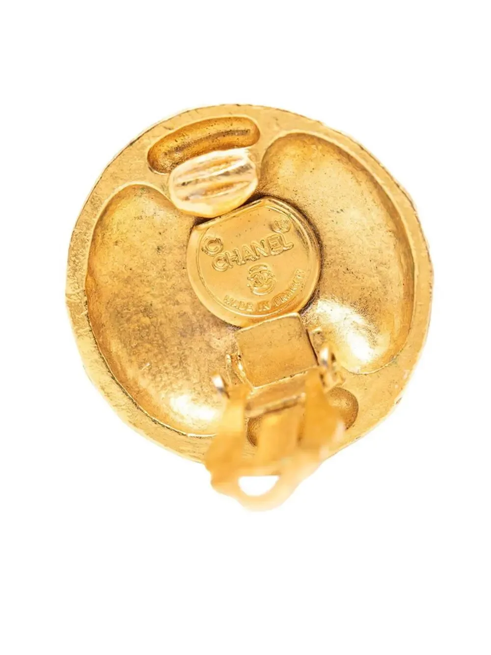 Chanel Cc Logo Clip-On Earrings Metal #246962C70B